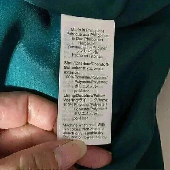 J. Crew Ruffle-Front Sheath Dress 18 Tall Green 365 Crepe Business Casual NWT - Picture 6 of 6